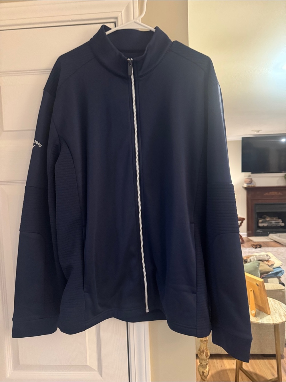 Callaway Dark Navy Full-Zip Golf Jacket